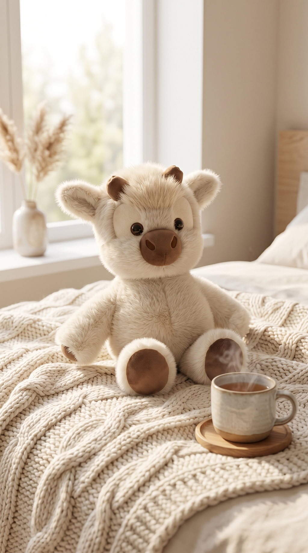Serenveil® Mochi – Highland Cow Plushie 🐮